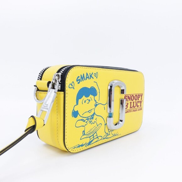 Marc Jacobs Peanuts Edition Snoopy The Snapshot Bag Yellow OS - Picture 9 of 15
